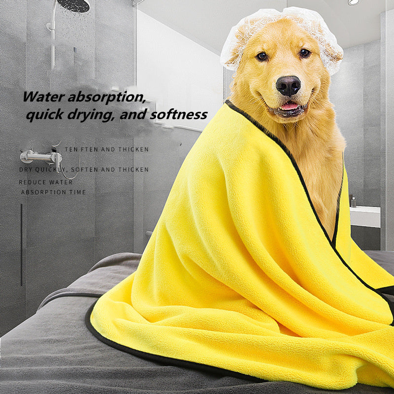 Quick Dry Microfiber Pet Towels For Drying Pets