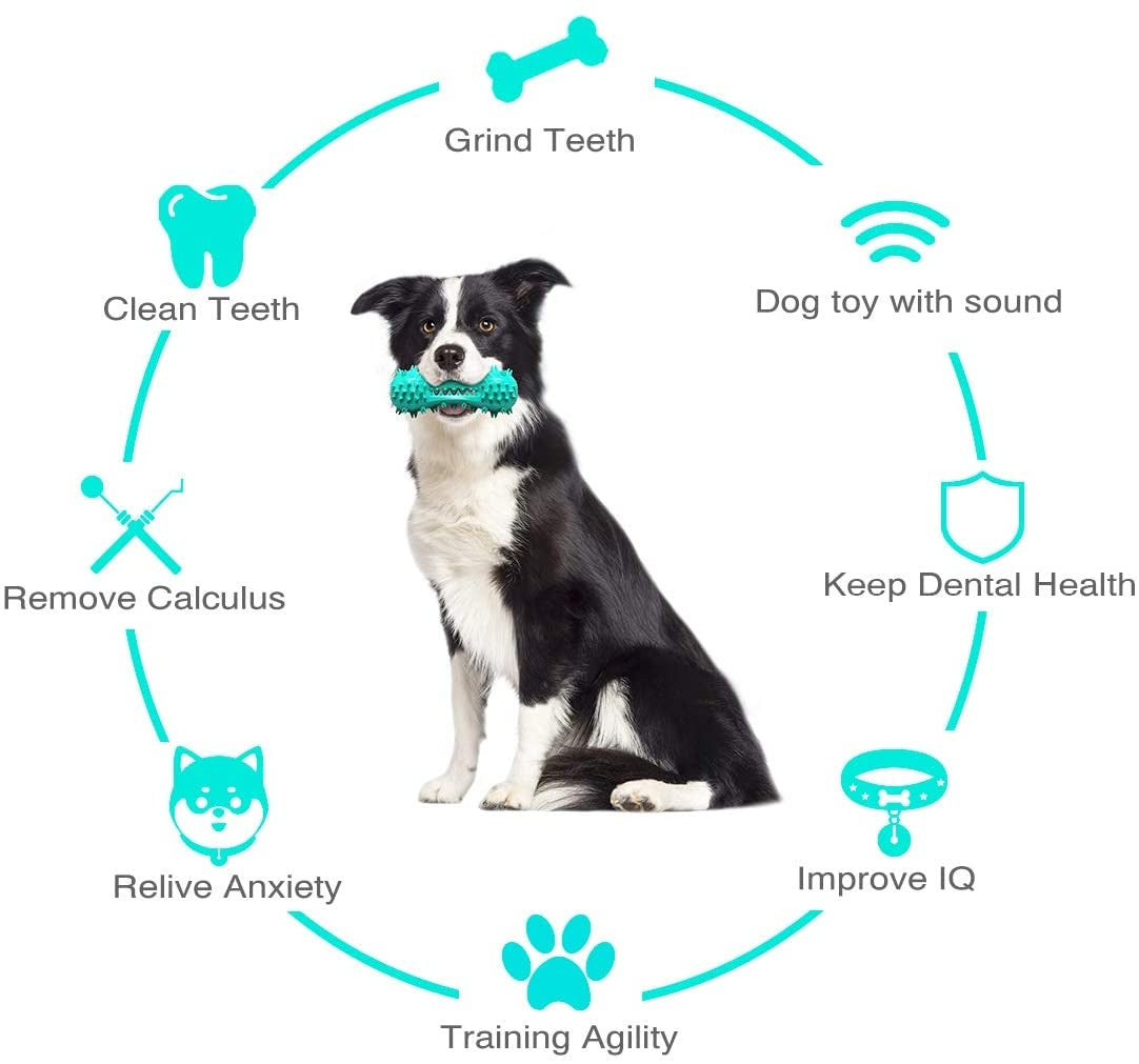 Dog Chew Toy For Aggressive Chewing Rubber Molar Stick