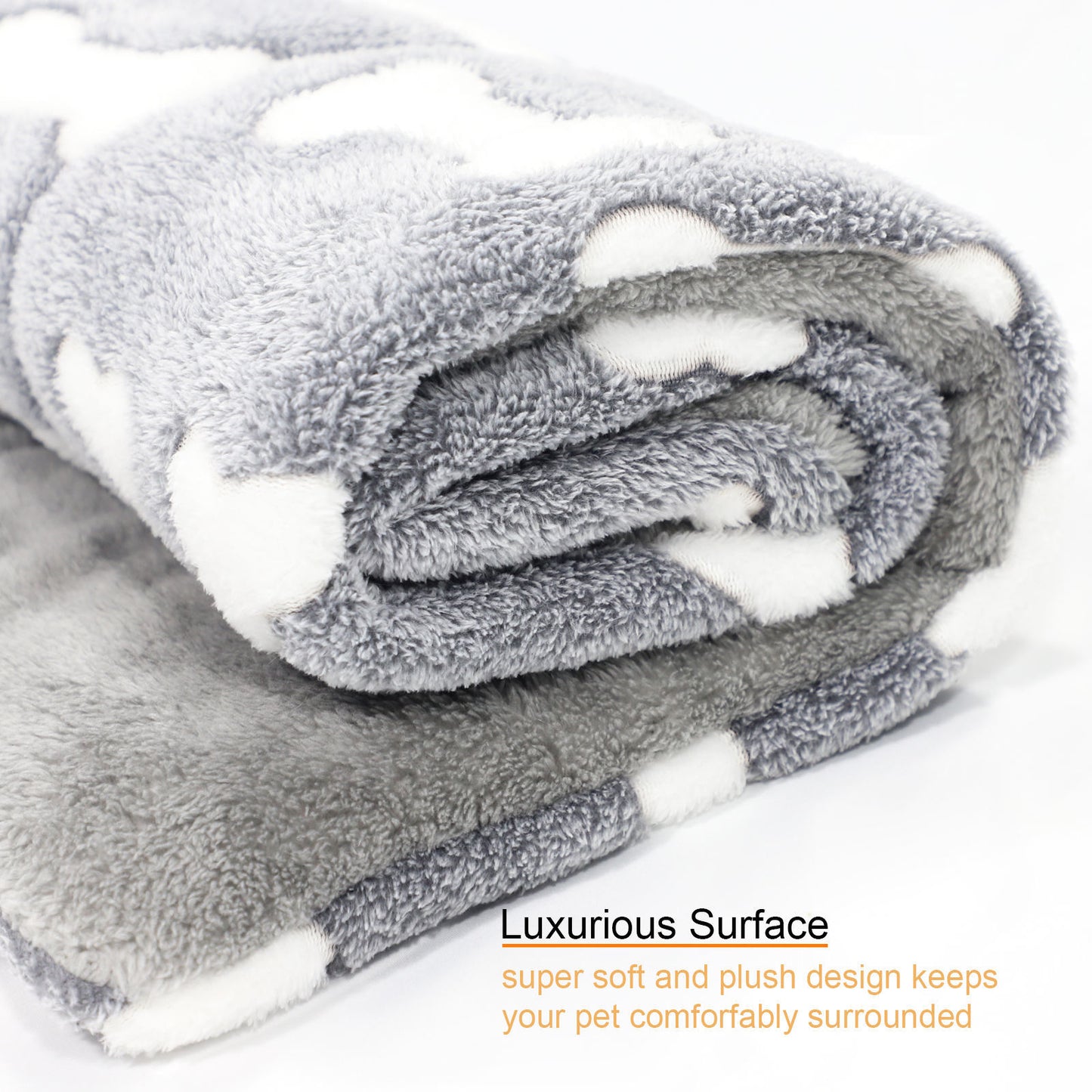 Self-Warming Washable Pet Bed Crate Mat