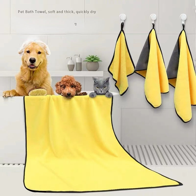 Quick Dry Microfiber Pet Towels For Drying Pets