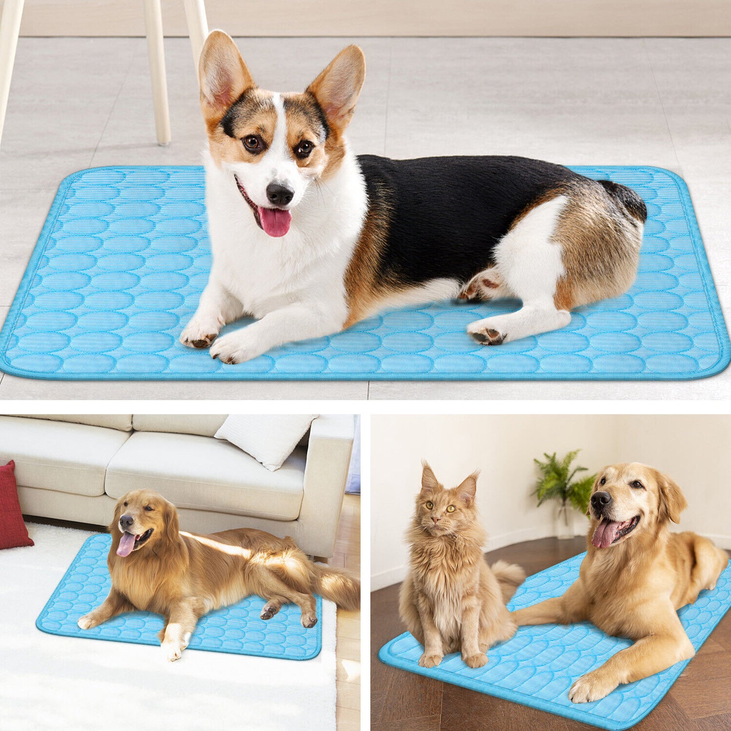 Pet Cooling Mat Pad For Summer Sleeping