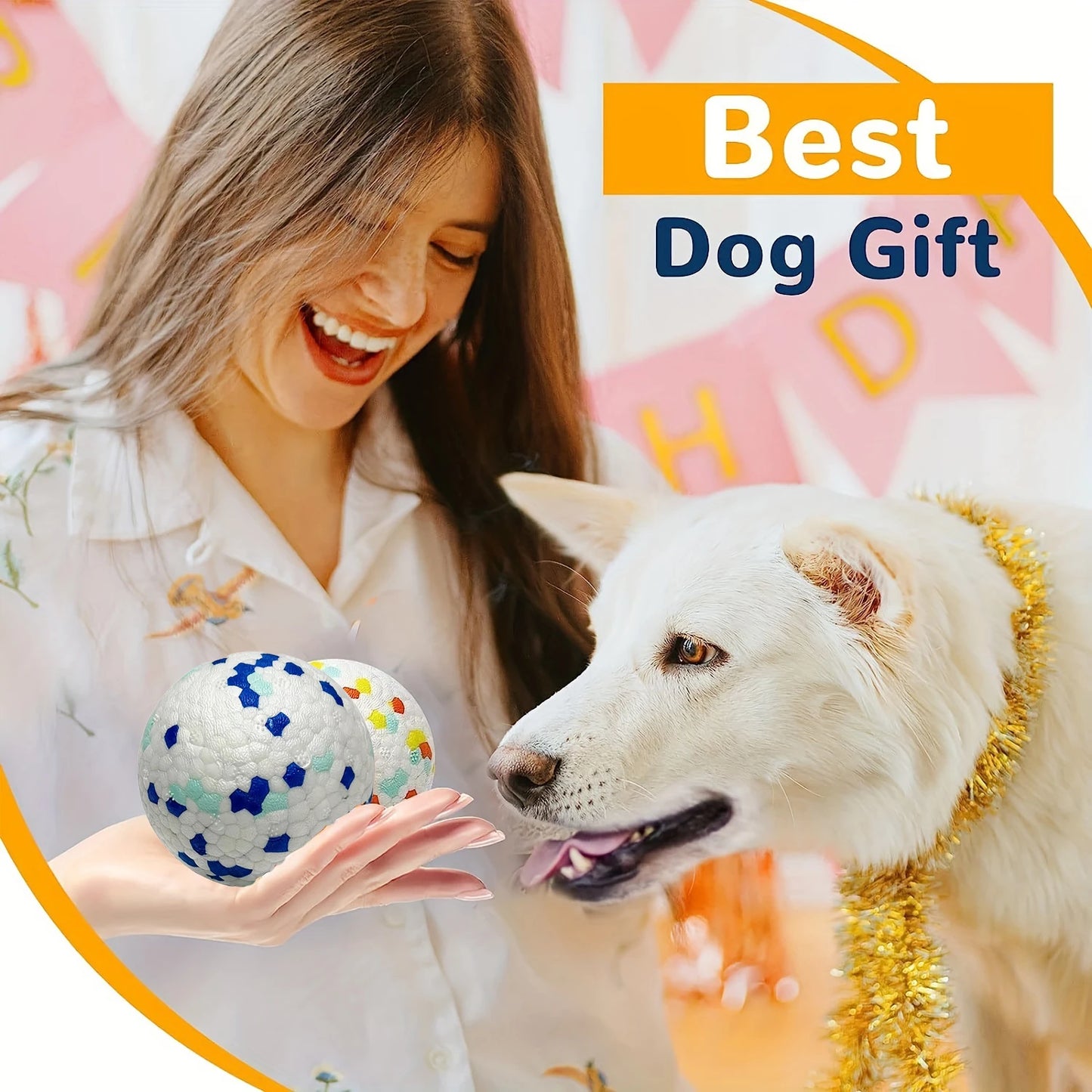 1pc Durable Crew Ball Dog Toy