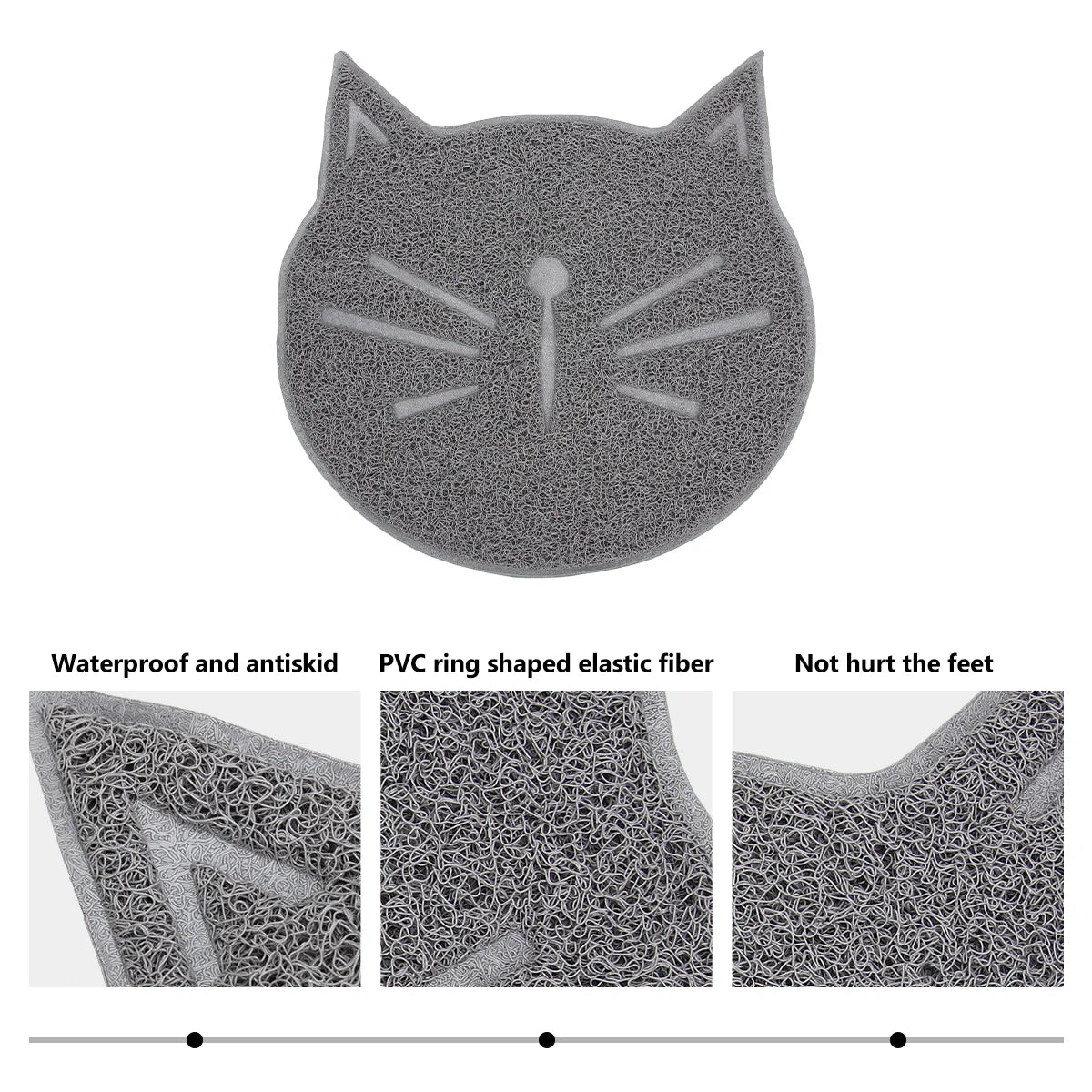 Durable Cat Litter Mat - Whiskers & Co.