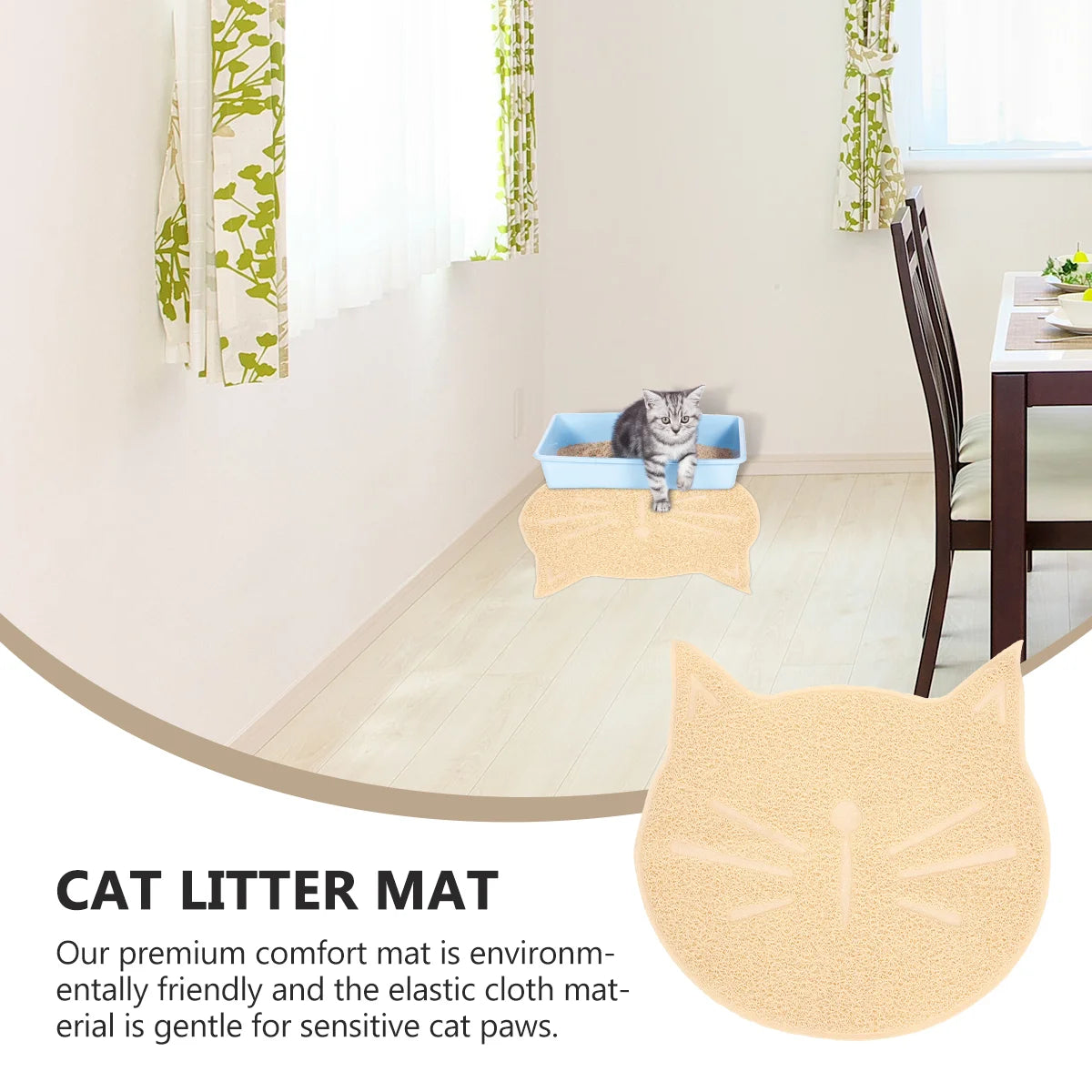 Durable Cat Litter Mat - Whiskers & Co.