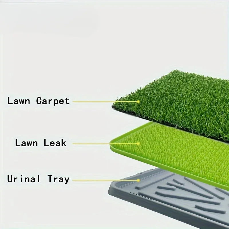 Artificial Grass Anti-Splash Dog Potty Pan