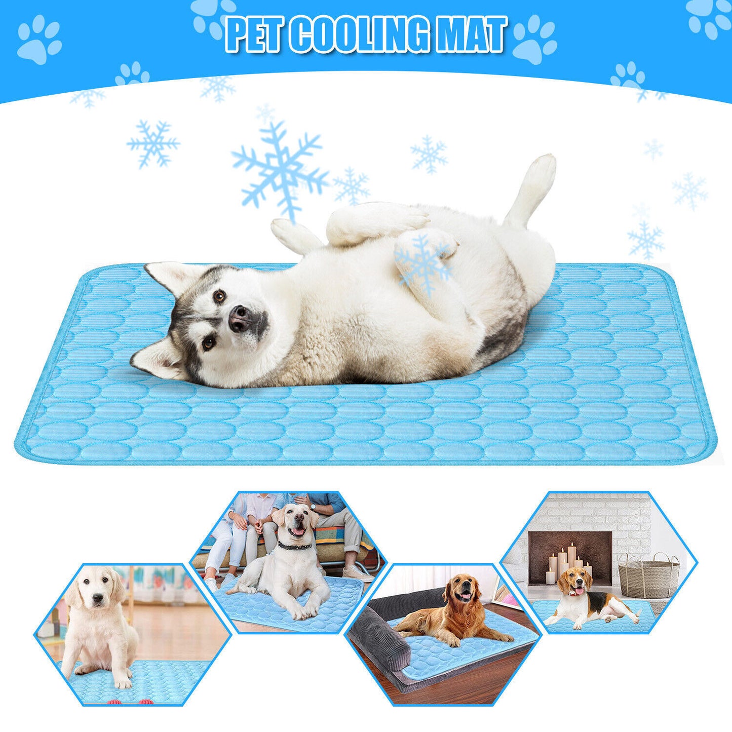 Pet Cooling Mat Pad For Summer Sleeping