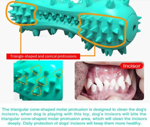 Dog Chew Toy For Aggressive Chewing Rubber Molar Stick