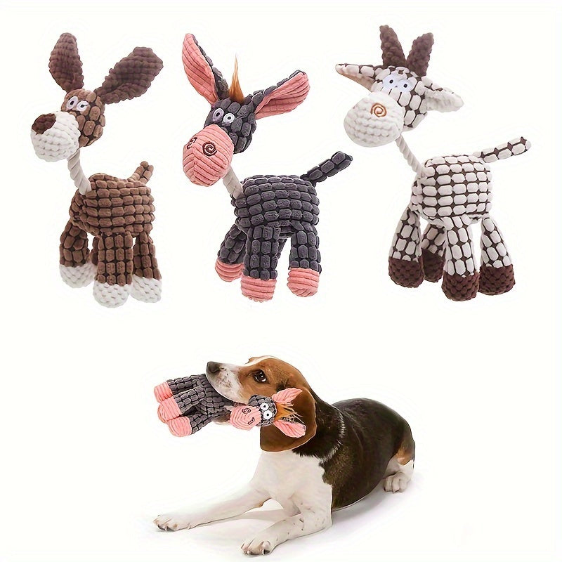 Squeaky Soft Durable Stuffed Animal Plush Toy