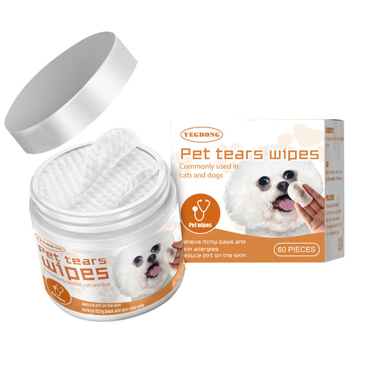 Yegbong Pet Wet Wipes Cleaning Dogs And Cats Tear Stain