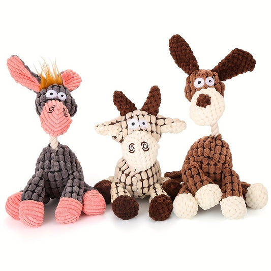 Squeaky Soft Durable Stuffed Animal Plush Toy