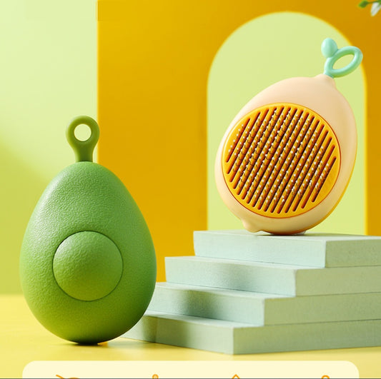 Creative Cat Grooming Comb Portable Massage Brush One-Button Hair Remover
