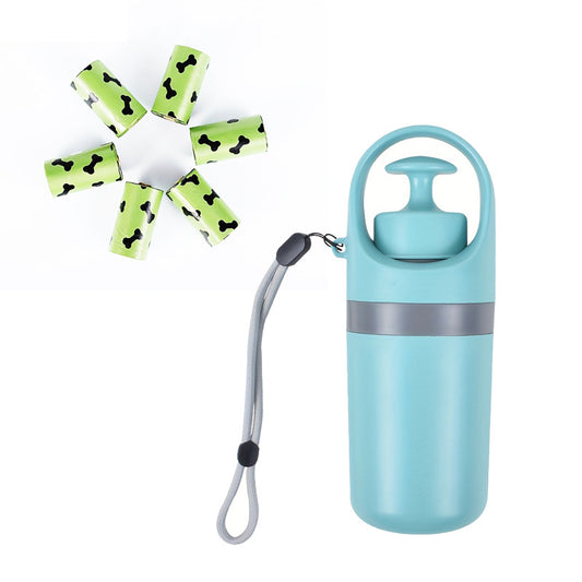 Portable Dog Poop Scooper, Sanitary Dog Waste Picker Upper With Bag Dispenser